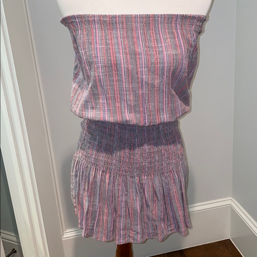 Pastel Striped Blue Life Dress